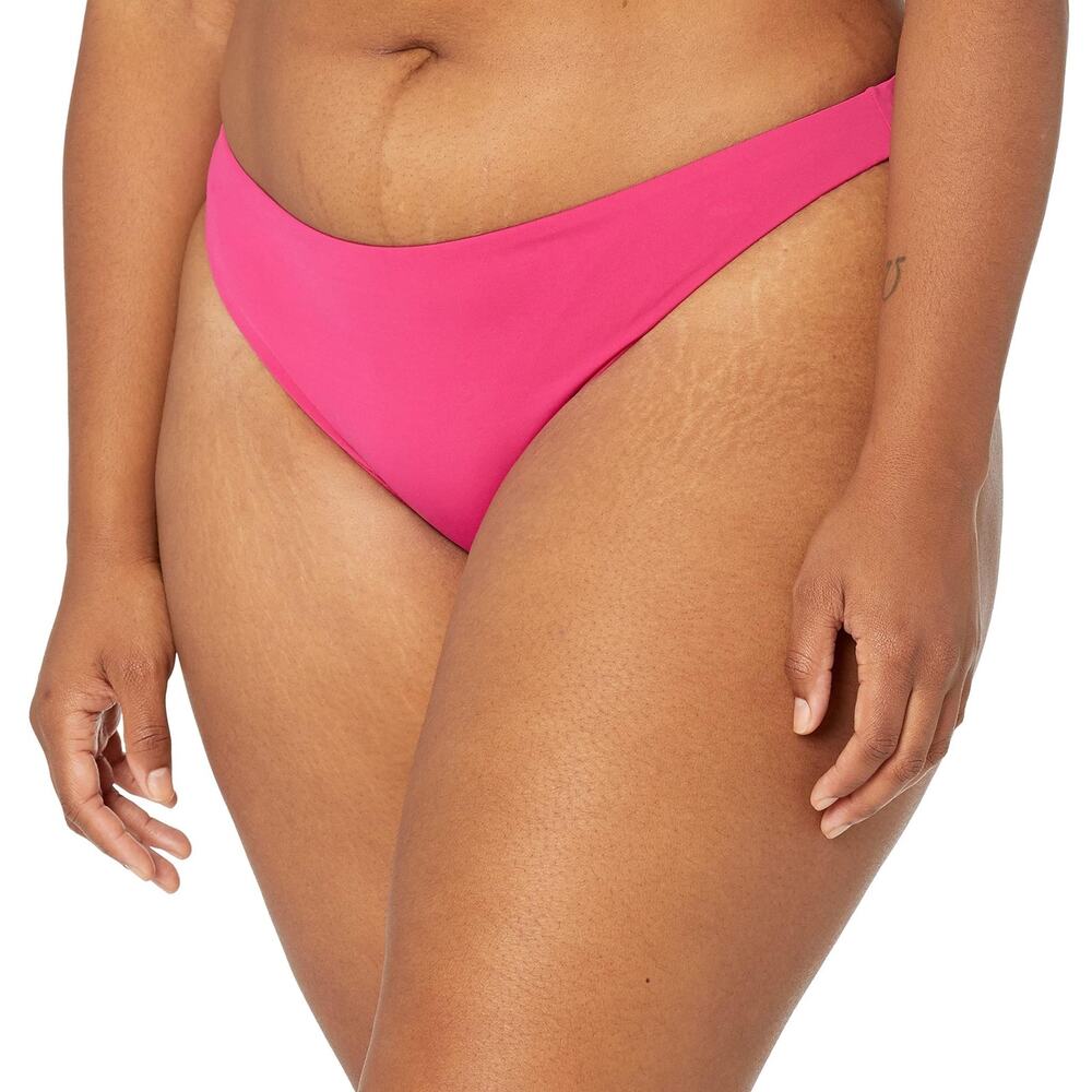 Bikini Lab Junior Core Solids Cinched Back Hipster Bikini Bottom Blossom Size S